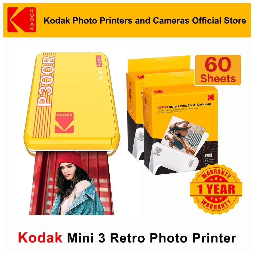 Kodak *Kodak Mini 3 Retro Photo Printer