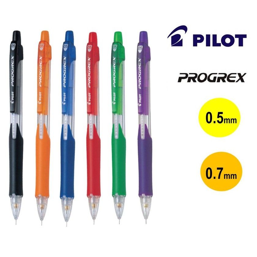 Pilot Mech Pencil PROGREX 0.5mm / 0.7mm