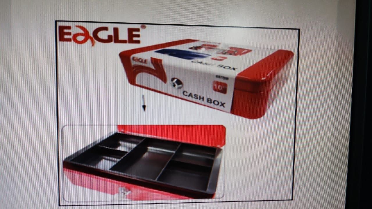 Cash Box 207mm x 157mm - 8878S