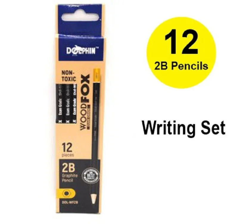 DOLPHIN WOOD FOX EXAM GRADE 2B PENCIL 6BOX/PKT