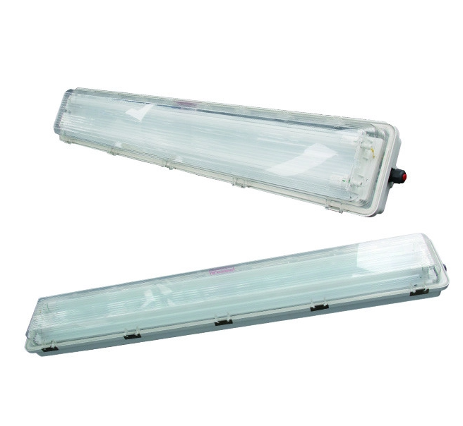 Crown BYS LED Ceiling Mount Explosion Proof Fluorescent Light (Philips Led T8 X 2)