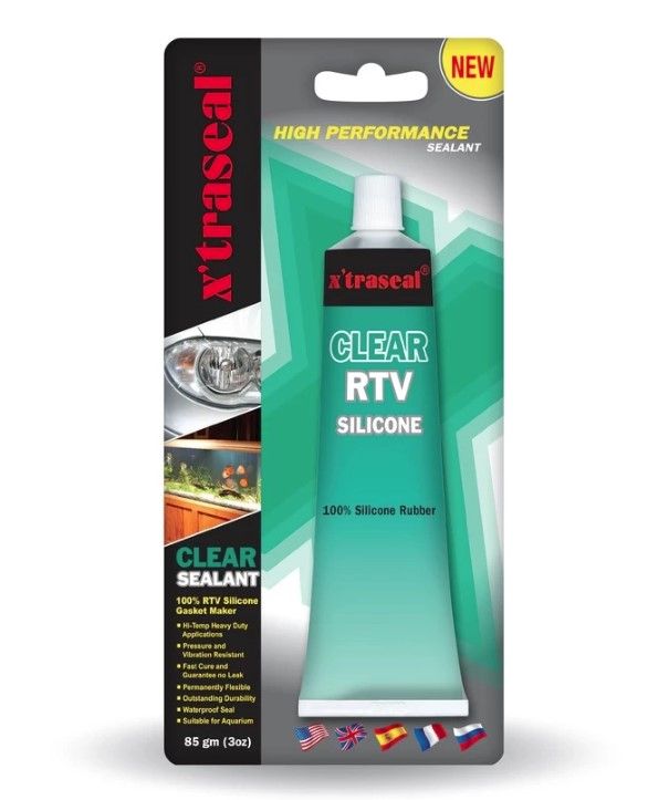 X'TRASEAL CLEAR RTV SILICONE SEALANT 85G