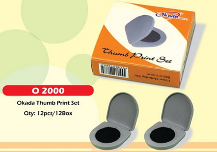 Thumb Print set /Okada /Thumb Print /Thumbprint Pad /O2000