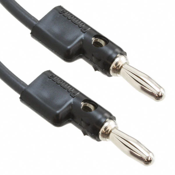 Fluke B EMB-108-0# Banana Plug Patch Cord (black) Mto Bulk