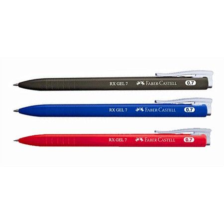 GEL PEN RX/FABER CASTELL 0.5MM,07MM,10MM