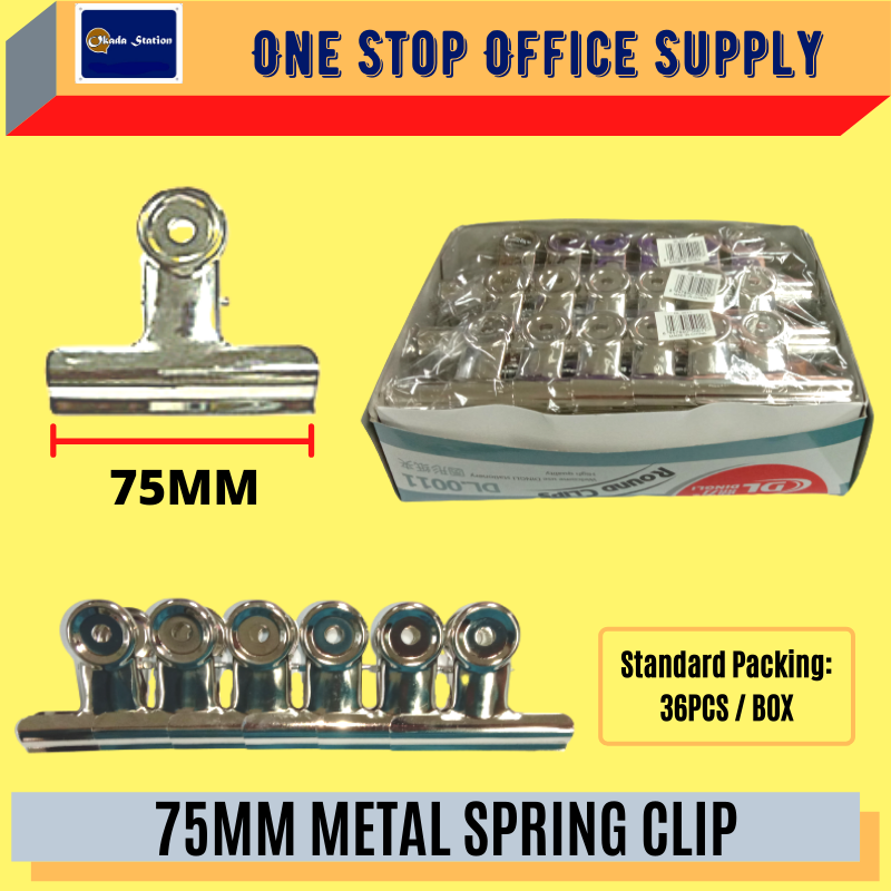 75MM METAL SPRING CLIP /Metal Spring Clip /Clip /Spring Clip /Metal Bulldog Clip /Bulldog Clip /75mm Metal Spring Clip