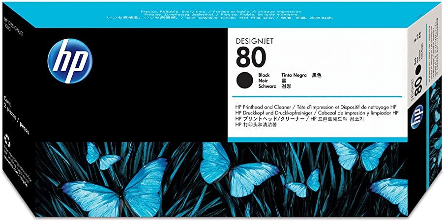 Genuine Malaysia HP Warranty - HP 80 Black Printhead