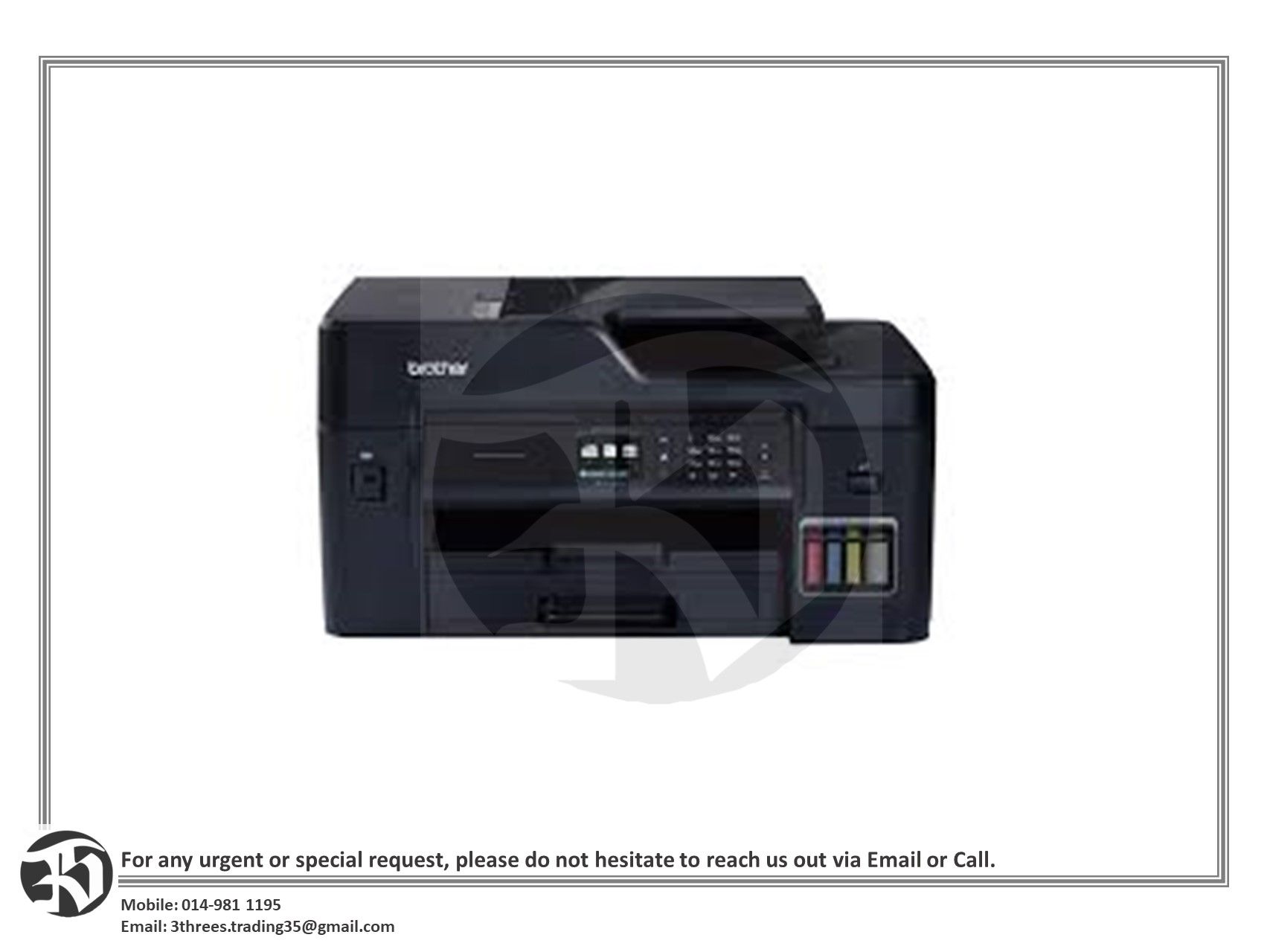 Brother Inkjet Multifunction Printer MFC-T4500DW