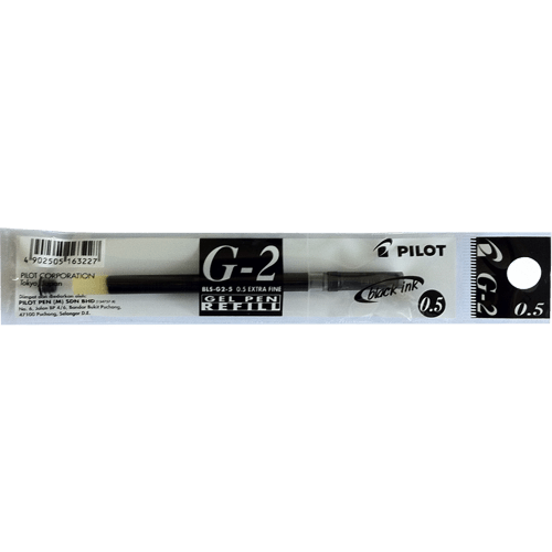 Pilot G2 Refill 0.5mm 1 pc Black Ink Refill