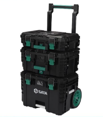 Sata DAMPPROOF TROLLEY STACKABLE BOX 3 BOXES