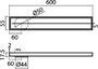 ABAGNO 600*55mm S/Steel Floor Drainer