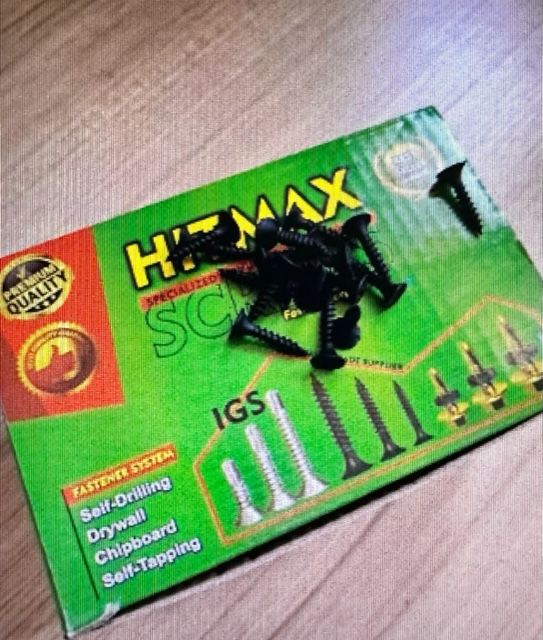 DRYWALL SCREW BLACK SCREWS SKRU HITAM 3/4" 800grm 1 box (1000PCS)