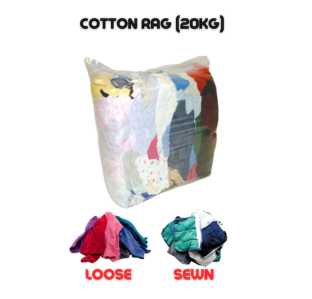 Cotton Rag Loose / Sewed 20kg