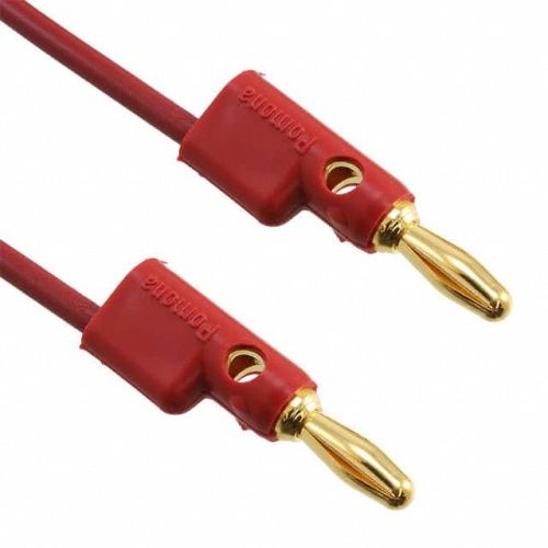 Fluke PATCH 2948-36-2 Banana Plug Patch Cord, Gold (red)