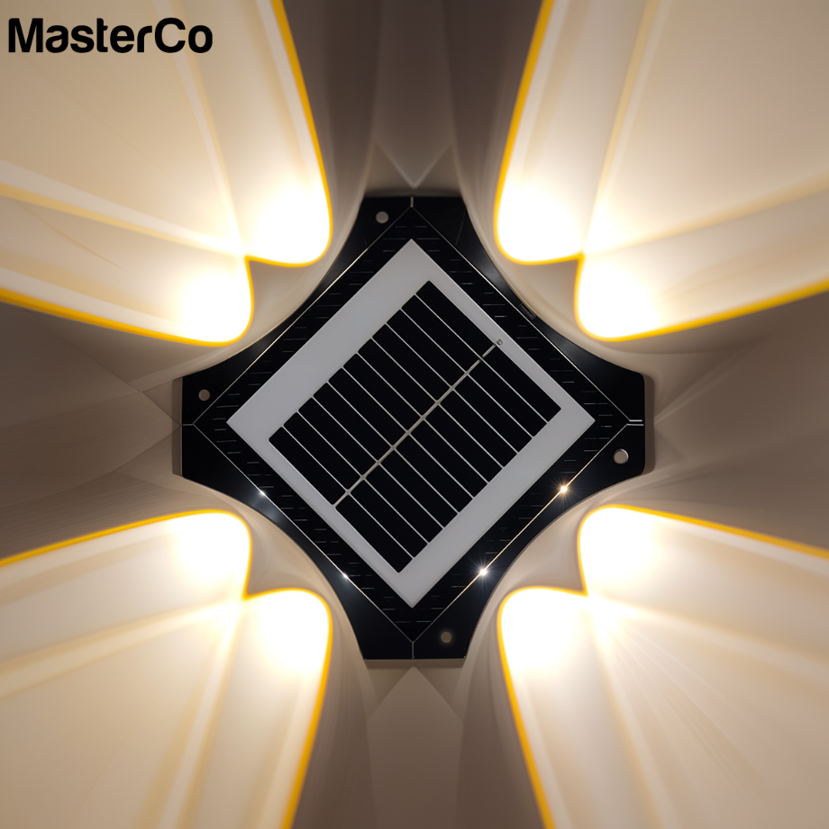 MASTERCO SOLAR RECHARGE LED WALL LIGHT SX-8