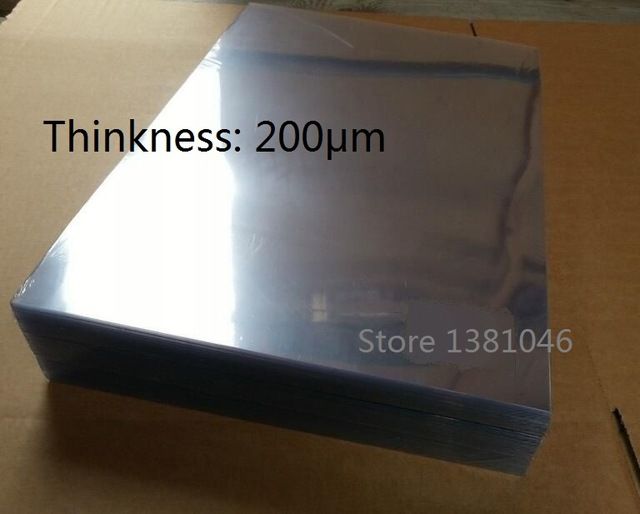 A4 PVC PLASTIC TRANSPARENT COVER SHEET