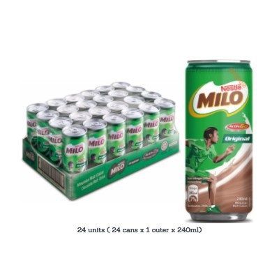 *#Milo Activ-Go Chocolate Malt - Original (240ml x 24)