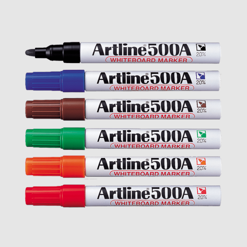 ARTLINE 500A EK-500A (2.0MM) WHITEBOARD MARKER (12 PCS / BOX)