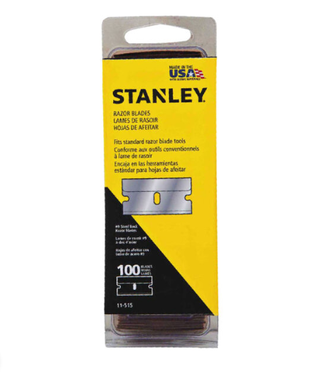 Stanley RAZOR BLADE-SINGLE EDGE