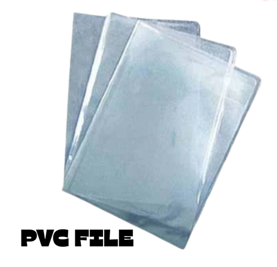 A4 Clear Folder File PVC Document Clear Folder / L Shape / U Shape / C Shape (60pcs/pack)