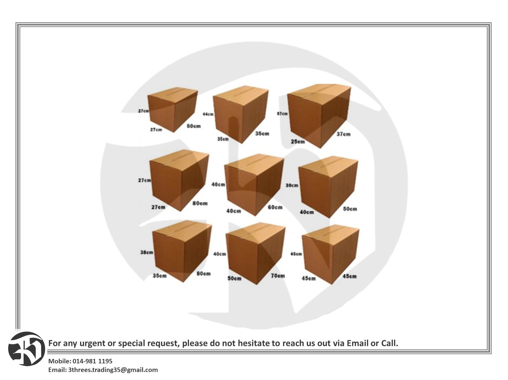 Cardboard Box, Carton Box, Packaging Box, Paper Box, Kotak Shipping
