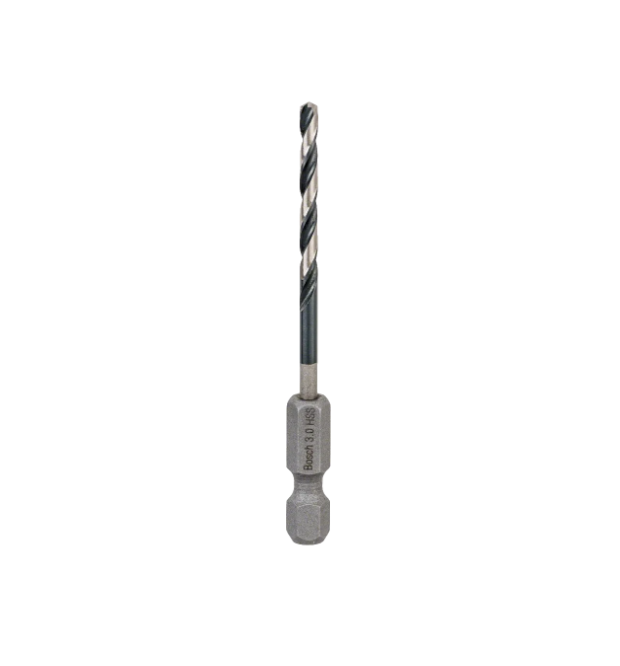 BOSCH HSS HEX-SHANK TWIST DRILL BIT 3.0MM (2608577048)