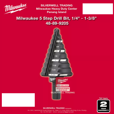 MILWAUKEE Step Drill Bit - Imperial