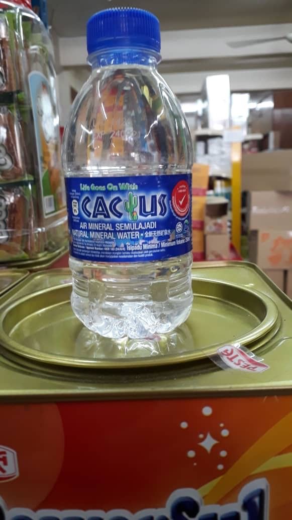 Cactus Natural Mineral Water 48 Bottles x 250ml