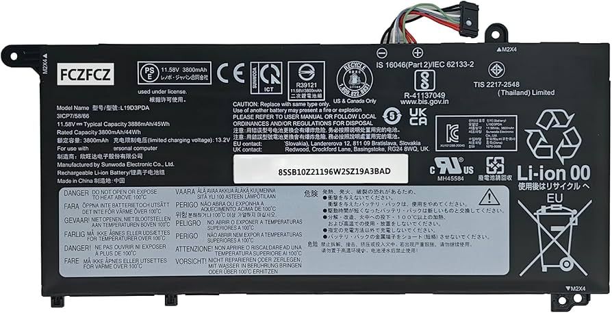Lenovo ThinkBook 14 Laptop Notebook Battery OEM L19D3PDA