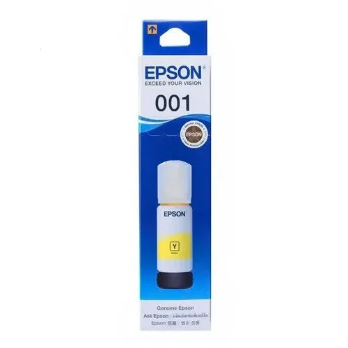 Genuine Malaysia Epson Warranty - Epson Ink C13T03Y400 70ml 001 Yellow