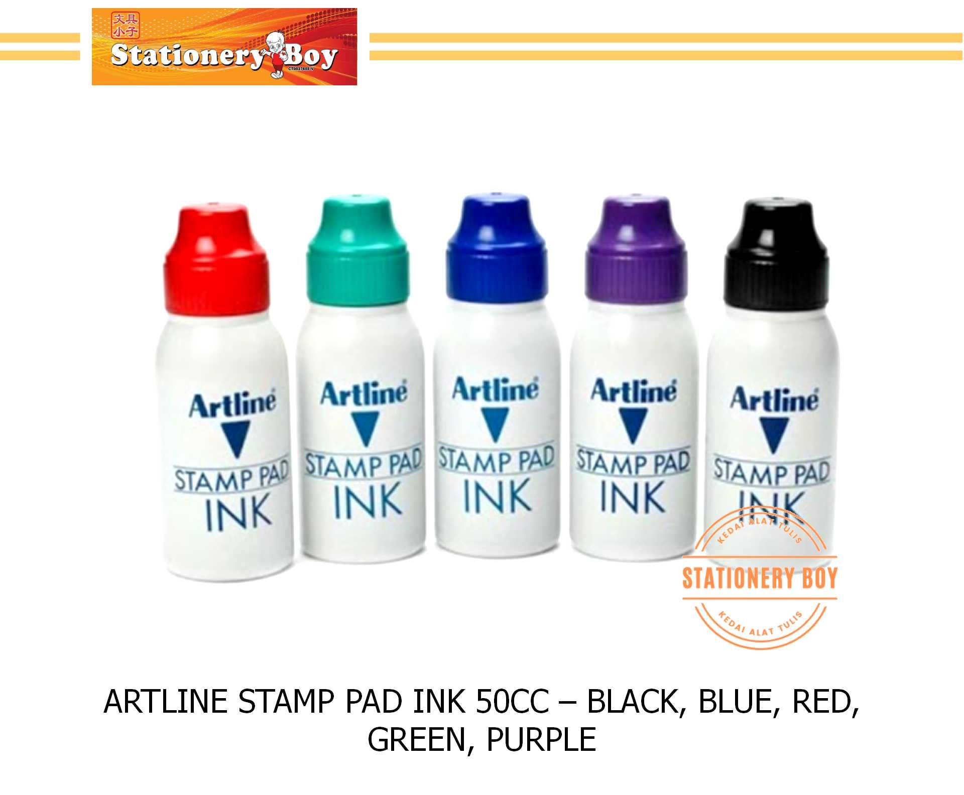 ARTLINE Stamp Pad Ink 50cc / Isian Semula Pad Setem