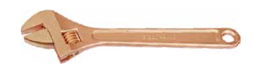 Temo 100mm Safety Adjustable Wrench - Be-Cu