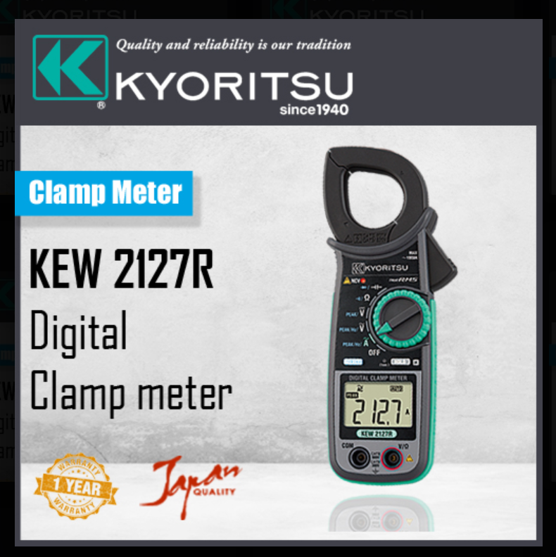 KYORITSU 2127R AC DIGITAL CLAMP METER
