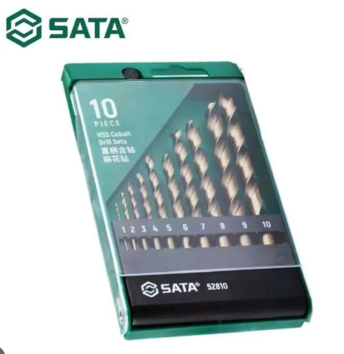 Sata 10PC HSS COBALT DRILL 6.5 MM