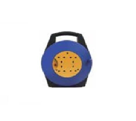 Temo 4 Way Industrial Cable Reel - BS Standard - 230V x 5M