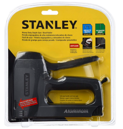STANLEY TR250 Heavy-Duty Staple Gun+ STANLEY TRA706T Bullet 3/8" x 5 box