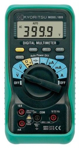 KYORITSU 1009 DIGITAL MULTIMETER 400M/4/40/400/600V