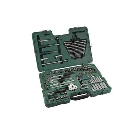 SATA 09014A 128PCS 1/4" 3/8" & 1/2" DR SOCKET WRENCH SET METRIC