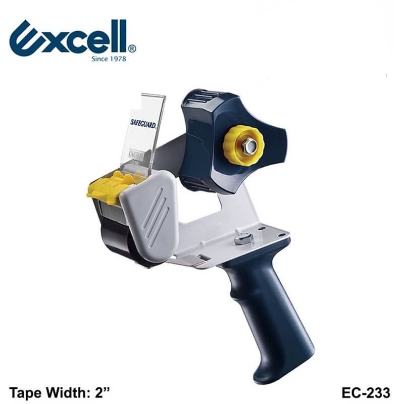 SAFEGUARD *Excell SAFEGUARD Handheld Heavy Duty Opp Tape Dispenser Carton Sealer 2'' (Model No: EC-233)