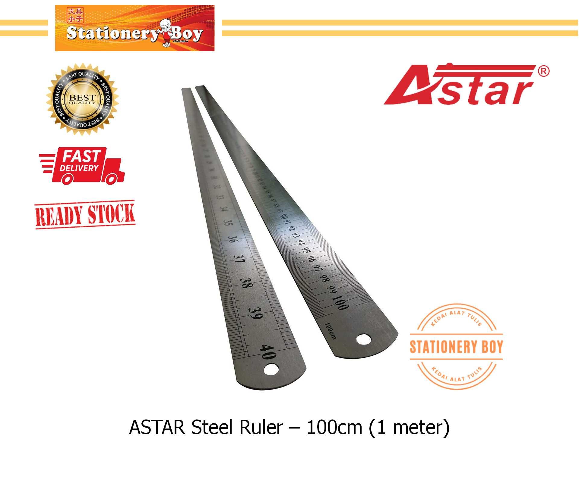 ASTAR Steel Ruler ST40 100cm / Pembaris Besi