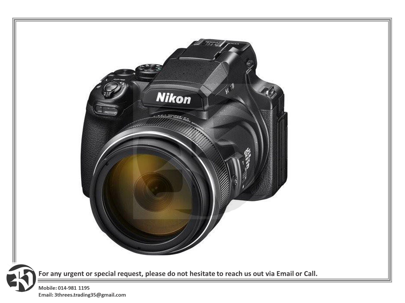 Nikon Coolpix P1000 Digital Camera