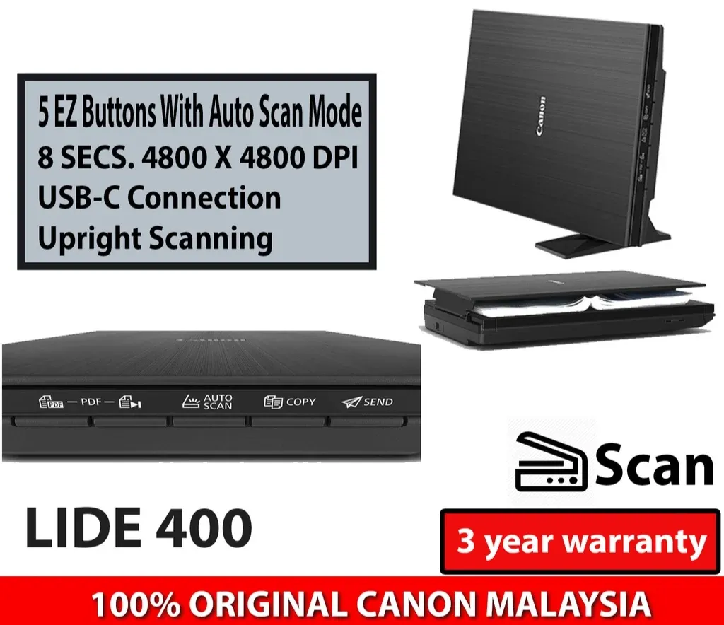 Canon LiDE 400 Fast and Compact Flat-bed Scanner
