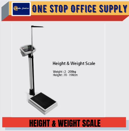 Digital Weight & Height Scale / Health Scale / WEIGHT MACHINE / TIMBANG BERAT