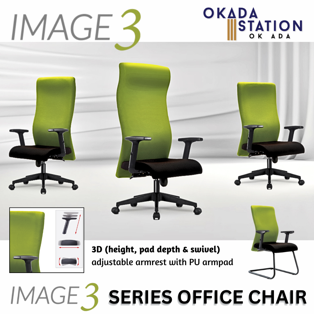 CLASSIC CHAIR IMAGE 3 ERGONOMIC OFFICE EXECUTIVE CHAIR WITH FP HIGH BASE - ALL SIZE (PU LEATHER) / CLASSIC CHAIR / EXECUTIVE SERIES / IMAGE 3 SERIES / ERGONOMIC OFFICE CHAIR / EXECUTIVE CHAIR / ERGONOMIC EXECUTIVE CHAIR / OFFICE CHAIR / CHAIR / IMAGE 3