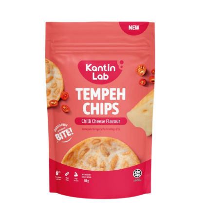 Chili Cheese Flavoured Tempeh Chips 80g
