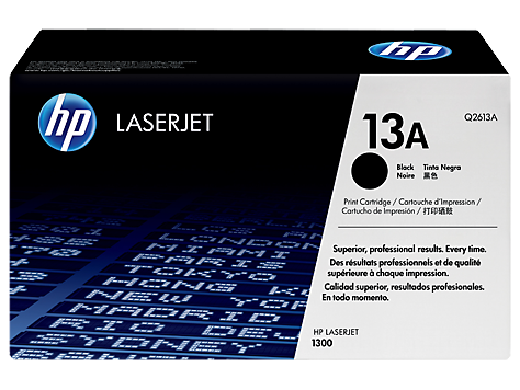 HP 13A Black Original LaserJet Toner Cartridge (Q2613A)