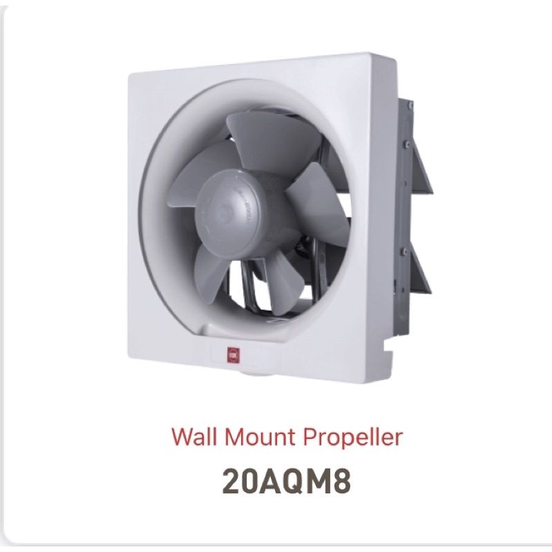 KDK WALL EXHAUST FAN 8"/10"/12" (20AQM8-25AQM7-30AQM8) SIRIM