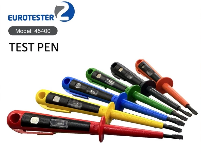 EUROTESTER 250V Test Pen Screw Driver Multi Colour 45400 / AC Electric Tester 125V-250V Euro Tester