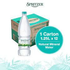 Spritzer Natural Mineral Water 1250ML X 12 Botol