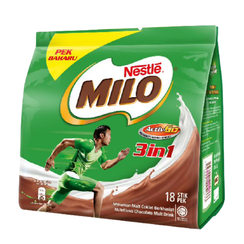 MILO Chocolate 3 in 1 Pack (18 X 33gm)